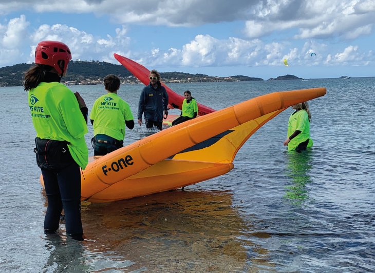 wingfoil coaching plage